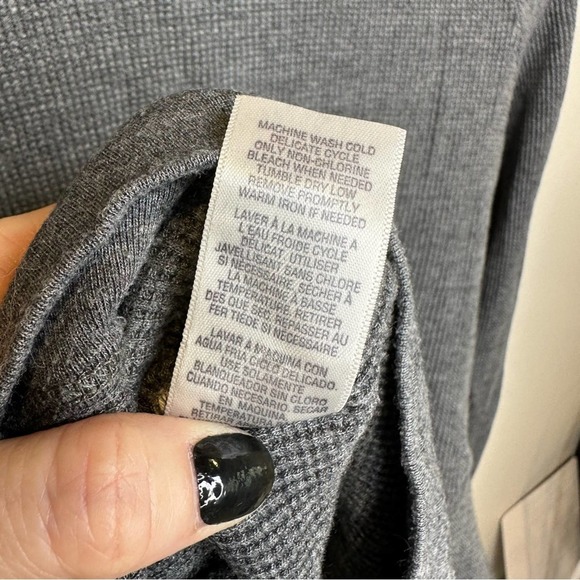 Splendid Cardigan Women Sweater Long Sleeve Stretch Pocket Open Grey Extra Small - Picture 9 of 9